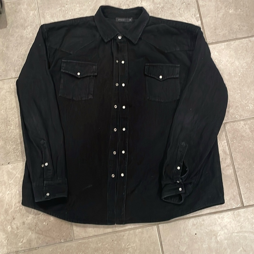 MNML corduroy button shirt